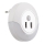 Rabalux - LED noćno svjetlo s senzorom za utičnicu 2xUSB LED/13,9W/230V 3000K