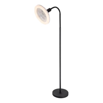 Rabalux - LED podna lampa s ventilatorom i mogućnošću prigušivanja 1xE27/16W/230V 3000-6500K + daljinski upravljač