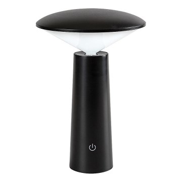 Rabalux - LED Prigušiva punjiva dodirna stolna lampa POLPERRO LED/3W/3,7V 1200mAh crna