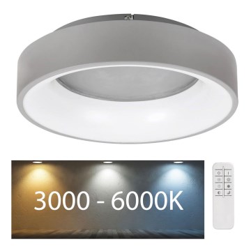 Rabalux - LED Prigušiva stropna svjetiljka LED/24W/230V okrugli 3000-6000K + daljinski upravljač