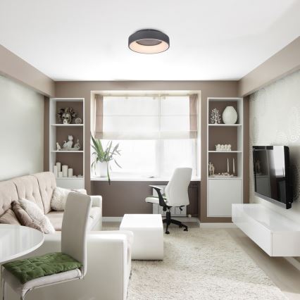Rabalux - LED Prigušiva stropna svjetiljka LED/24W/230V okrugli 3000-6000K + daljinski upravljač