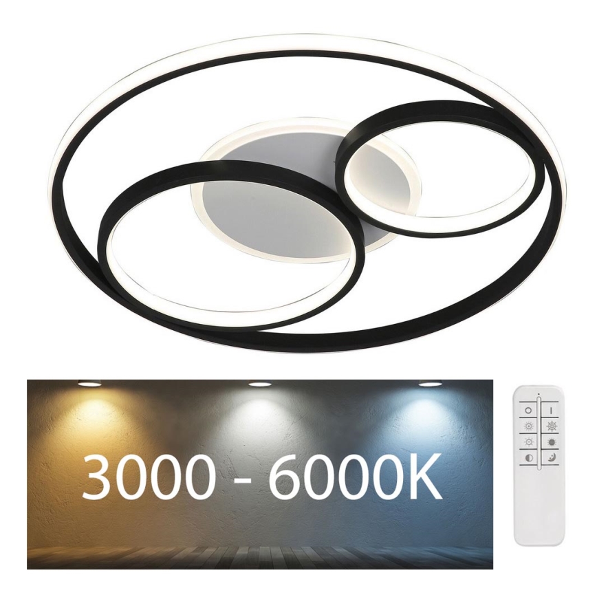 Rabalux - LED Prigušiva stropna svjetiljka LED/50W/230V 3000-6000K + daljinski upravljač