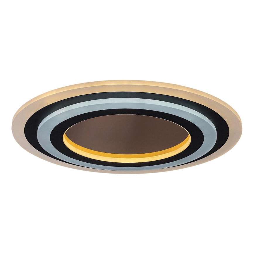 Rabalux - LED Prigušiva stropna svjetiljka LED/56W/230V 3000/4000/6000K mat krom/crna + daljinski upravljač
