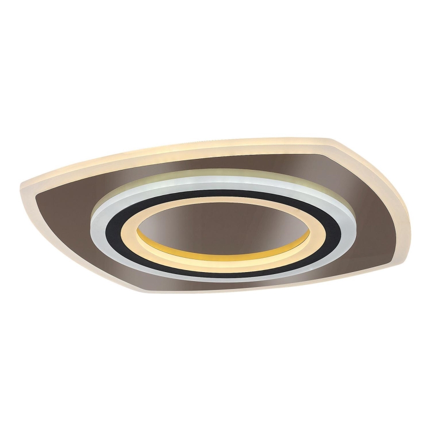 Rabalux - LED Prigušiva stropna svjetiljka LED/60W/230V 3000/4000/6000K mat krom/crna + daljinski upravljač