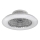 Rabalux - LED Prigušiva stropna svjetiljka s ventilatorom LED/30W/230V 3000-6500K + daljinski upravljač