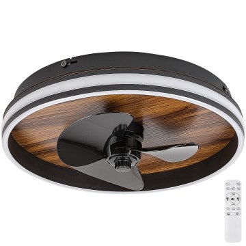 Rabalux - LED Prigušiva stropna svjetiljka s ventilatorom LED/30W/230V 3000-6500K + daljinski upravljač