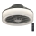 Rabalux - LED Prigušiva stropna svjetiljka s ventilatorom LED/30W/230V + DU 3000-6000K