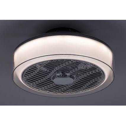 Rabalux - LED Prigušiva stropna svjetiljka s ventilatorom LED/30W/230V + DU 3000-6000K