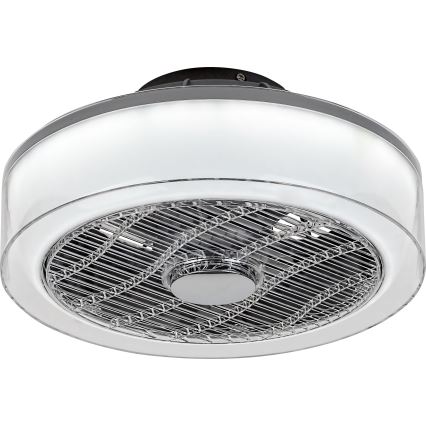 Rabalux - LED Prigušiva stropna svjetiljka s ventilatorom LED/30W/230V + DU 3000-6000K