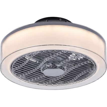 Rabalux - LED Prigušiva stropna svjetiljka s ventilatorom LED/30W/230V + DU 3000-6000K