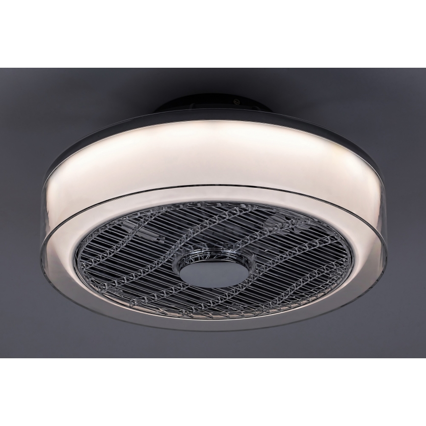 Rabalux - LED Prigušiva stropna svjetiljka s ventilatorom LED/30W/230V + DU 3000-6000K