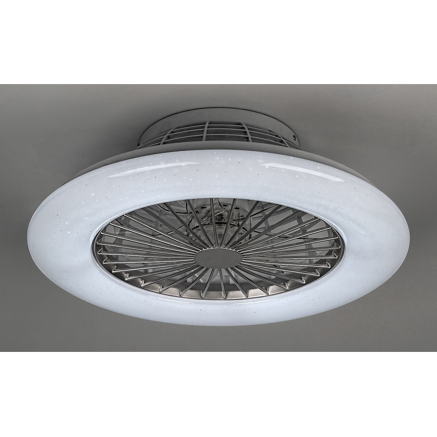 Rabalux - LED Prigušiva stropna svjetiljka s ventilatorom LED/30W/230V 3000-6500K + daljinski upravljač