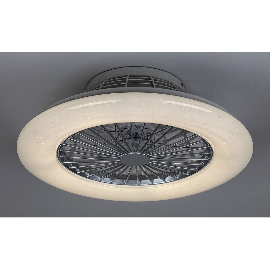 Rabalux - LED Prigušiva stropna svjetiljka s ventilatorom LED/30W/230V 3000-6500K + daljinski upravljač