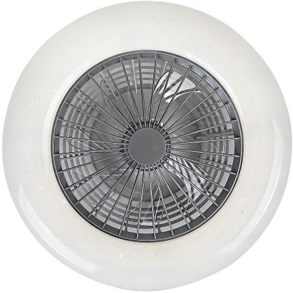 Rabalux - LED Prigušiva stropna svjetiljka s ventilatorom LED/30W/230V 3000-6500K + daljinski upravljač