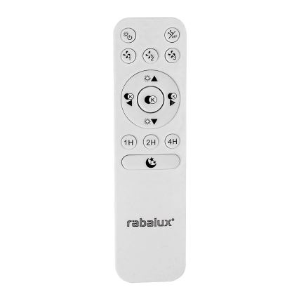 Rabalux - LED Prigušiva stropna svjetiljka s ventilatorom LED/30W/230V 3000-6500K + daljinski upravljač