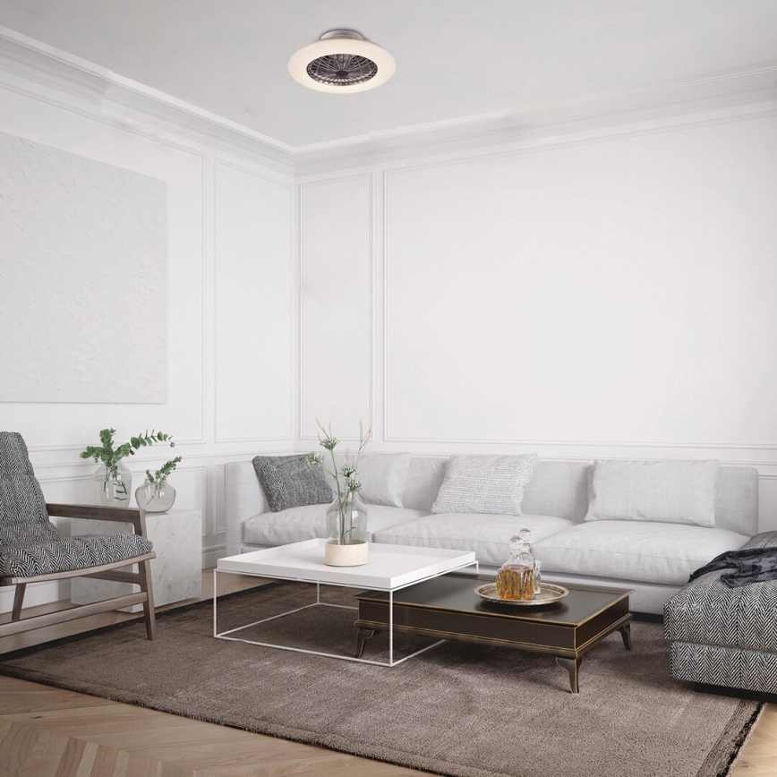 Rabalux - LED Prigušiva stropna svjetiljka s ventilatorom LED/30W/230V 3000-6500K + daljinski upravljač