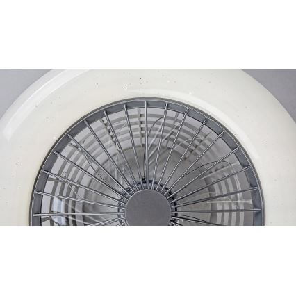 Rabalux - LED Prigušiva stropna svjetiljka s ventilatorom LED/30W/230V 3000-6500K + daljinski upravljač