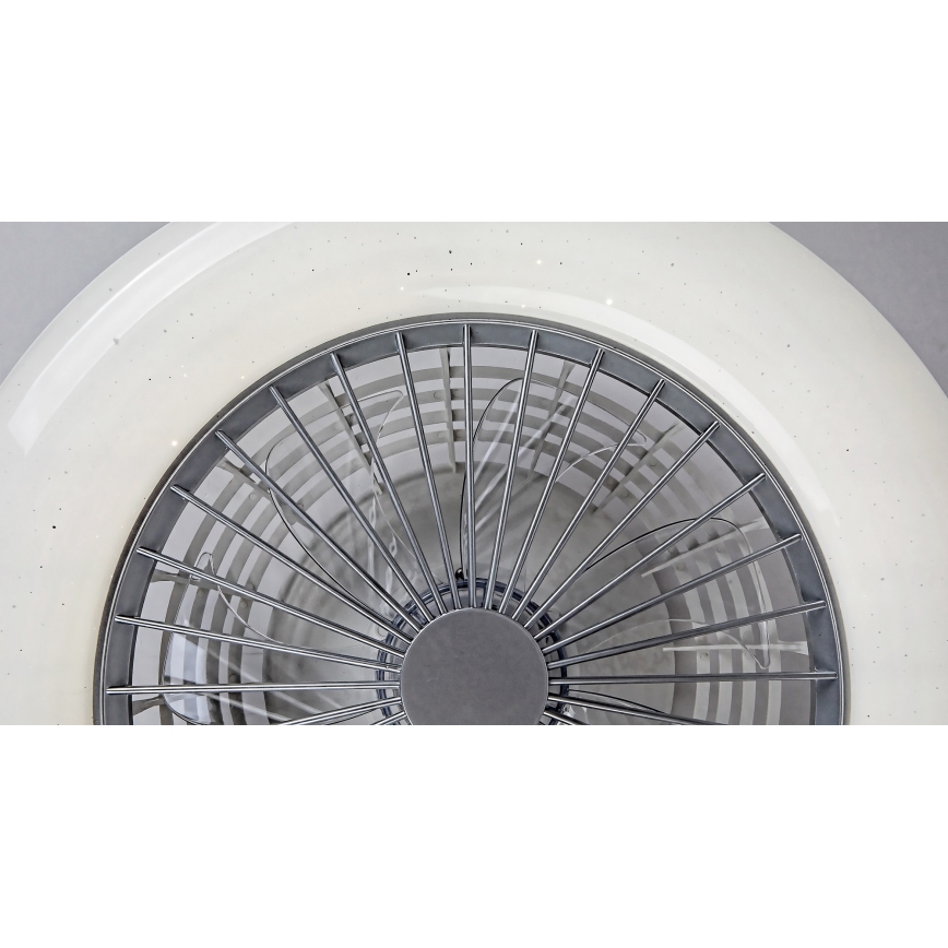 Rabalux - LED Prigušiva stropna svjetiljka s ventilatorom LED/30W/230V 3000-6500K + daljinski upravljač