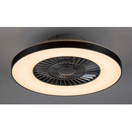 Rabalux - LED Prigušiva stropna svjetiljka s ventilatorom LED/40W/230V 3000-6500K + daljinski upravljač