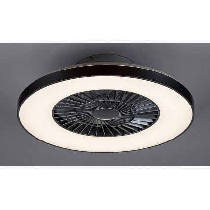 Rabalux - LED Prigušiva stropna svjetiljka s ventilatorom LED/40W/230V 3000-6500K + daljinski upravljač