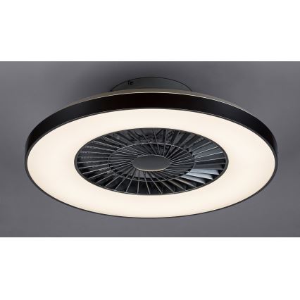 Rabalux - LED Prigušiva stropna svjetiljka s ventilatorom LED/40W/230V 3000-6500K + daljinski upravljač