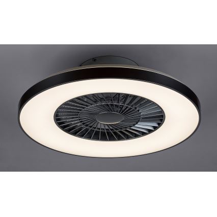 Rabalux - LED Prigušiva stropna svjetiljka s ventilatorom LED/40W/230V + DU 3000-6500K