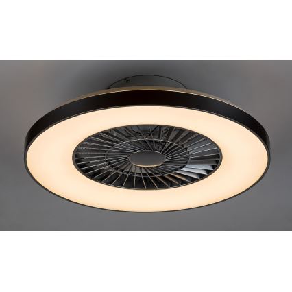 Rabalux - LED Prigušiva stropna svjetiljka s ventilatorom LED/40W/230V 3000-6500K + daljinski upravljač