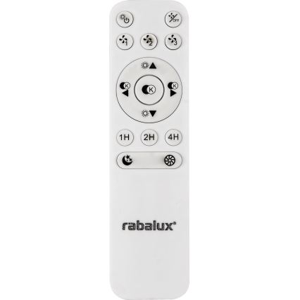 Rabalux - LED Prigušiva stropna svjetiljka s ventilatorom LED/40W/230V 3000-6500K + daljinski upravljač