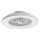 Rabalux - LED Prigušiva stropna svjetiljka s ventilatorom LED/48W/230V 3000-6500K + daljinski upravljač