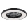 Rabalux - LED Prigušiva stropna svjetiljka s ventilatorom LED/72W/230V 3000-6500K + daljinski upravljač