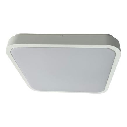 Rabalux - LED Prigušiva stropna svjetiljka za kupaonicu LED/36W/230V 3000-6000K IP44 42x42 cm bijela + daljinski upravljač