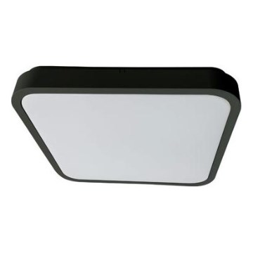 Rabalux - LED Prigušiva stropna svjetiljka za kupaonicu LED/36W/230V 3000-6000K IP44 42x42 cm crna + daljinski upravljač