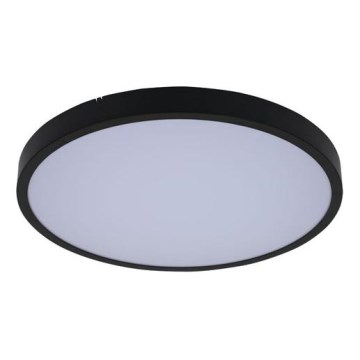 Rabalux - LED Prigušiva stropna svjetiljka za kupaonicu LED/36W/230V 3000-6000K IP44 pr. 42 cm crna + daljinski upravljač