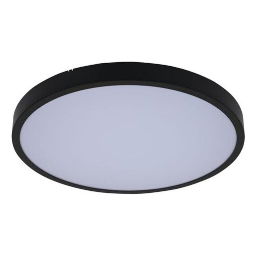 Rabalux - LED Prigušiva stropna svjetiljka za kupaonicu LED/36W/230V 3000-6000K IP44 pr. 42 cm crna + daljinski upravljač