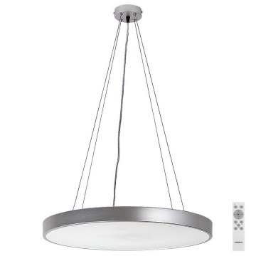 Rabalux - LED prigušivački luster na užetu LED/60W/230V srebrna 3000-6000K + daljinski upravljač
