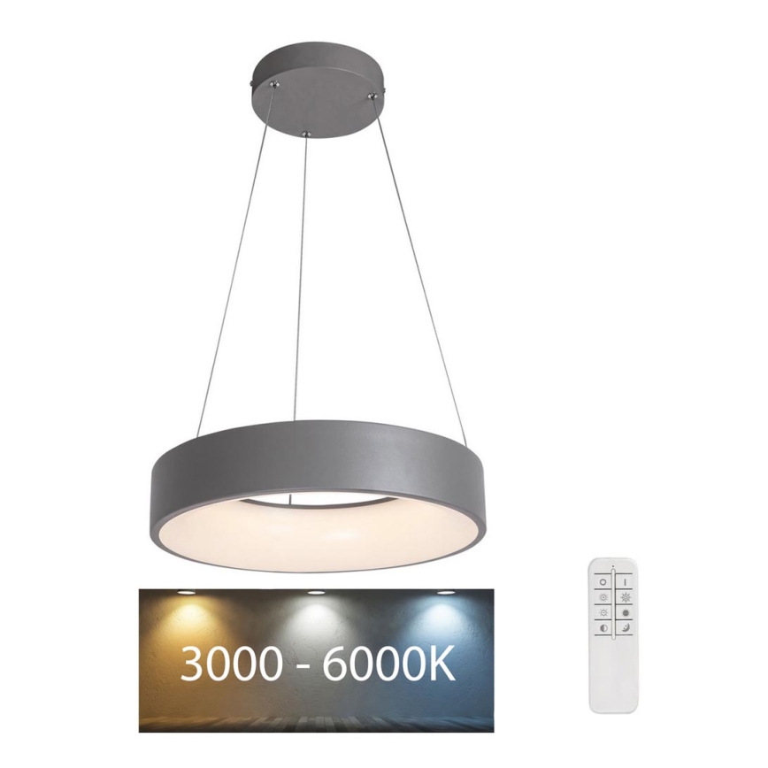 Rabalux - LED Prigušivi luster na sajli LED/24W/230V okrugli + DU 3000-6000K
