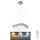 Rabalux - LED  Prigušivi luster na sajli LED/28W/230V uglast + DU 3000-6000K