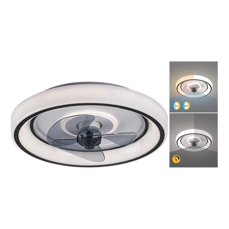 Rabalux - LED Prigušivi stropni ventilator LED/67W/230V 3000-6000K + daljinski upravljač