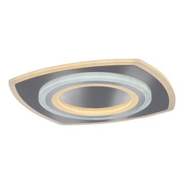 Rabalux - LED prigušivo stropno svjetlo LED/60W/230V 3000/4000/6000K matirani krom + daljinski upravljač 48x48 cm