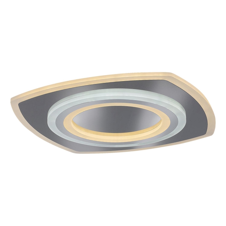 Rabalux - LED prigušivo stropno svjetlo LED/60W/230V 3000/4000/6000K matirani krom + daljinski upravljač 48x48 cm