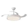 Rabalux - LED prigušivo stropno svjetlo s ventilatorom LED/60W/230V 3000-6500K + daljinski upravljač