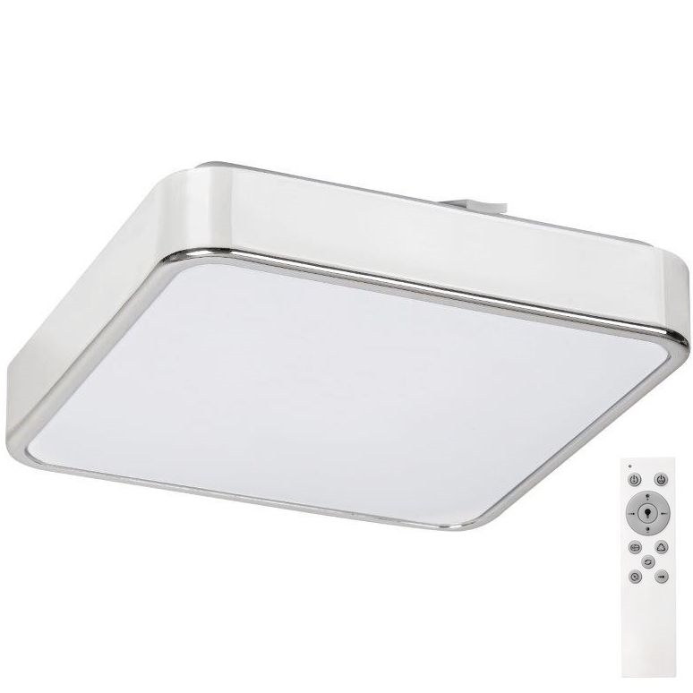 Rabalux - LED RGB kupaonska prigušiva stropna svjetiljka LED/22W/230V 3000-6000K IP44 + daljinski upravljač 29x29 cm