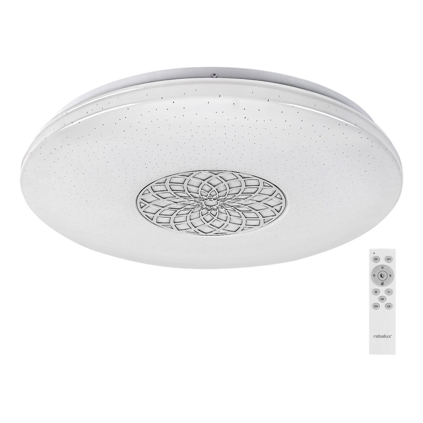 Rabalux - LED RGB Prigušiva stropna svjetiljka LED/24W/230V 3000-6500K Wi-Fi Tuya pr. 39,5 cm + daljinski upravljač