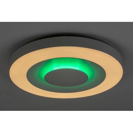 Rabalux - LED RGB Prigušiva stropna svjetiljka LED/40W/230V 3000-6000K + daljinski upravljač
