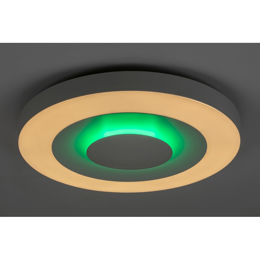 Rabalux - LED RGB Prigušiva stropna svjetiljka LED/40W/230V 3000-6000K + daljinski upravljač