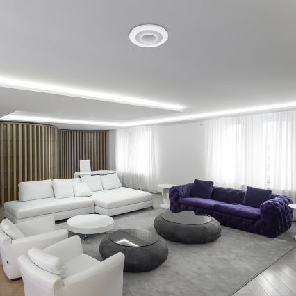 Rabalux - LED RGB Prigušiva stropna svjetiljka LED/40W/230V 3000-6000K + daljinski upravljač