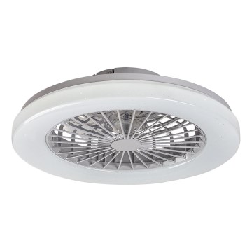 Rabalux - LED RGB Prigušiva stropna svjetiljka s ventilatorom LED/48W/230V 3000-6500K + daljinski upravljač
