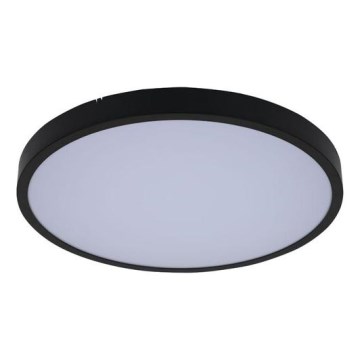 Rabalux - LED RGB Prigušiva stropna svjetiljka za kupaonicu LED/36W/230V 3000-6000K Wi-Fi Tuya IP44 pr. 42 cm crna + daljinski upravljač