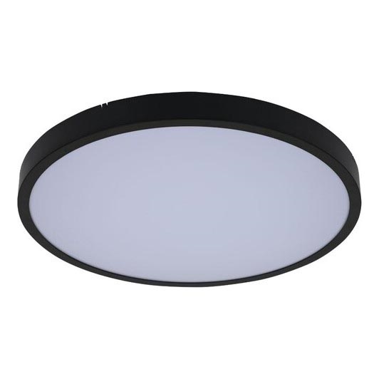 Rabalux - LED RGB Prigušiva stropna svjetiljka za kupaonicu LED/36W/230V 3000-6000K Wi-Fi Tuya IP44 pr. 42 cm crna + daljinski upravljač