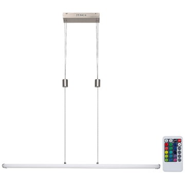 Rabalux - LED RGB Prigušivi luster na sajli LED/24W/230V Wi-Fi Tuya + daljinski upravljač